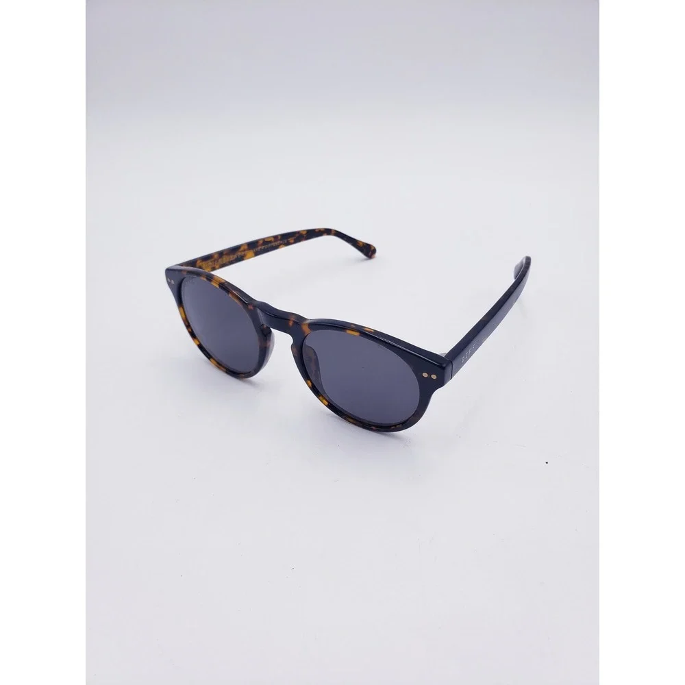 DIFF Eyewear Cody Polarized Tortoise Shell Round Sunglasses